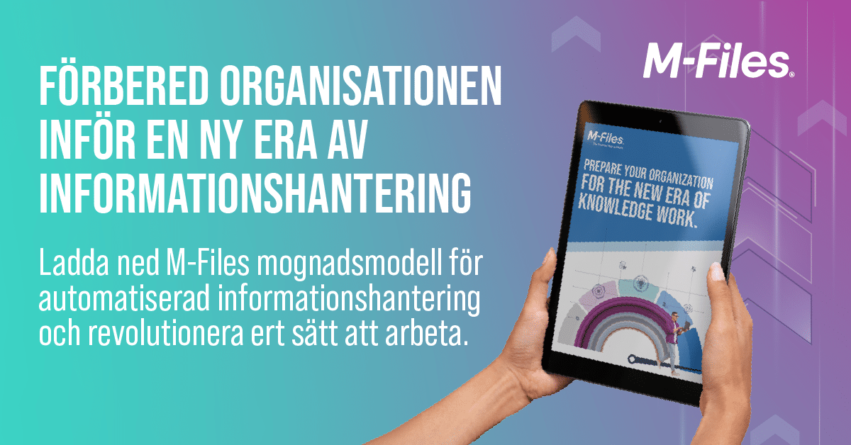 Where Are You On Your Digital Journey? Var befinner du dig på din digitala resa?